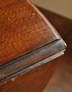 j-859-f アンティークゲートレッグテーブルの天板アップ