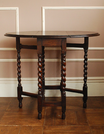 k-487-f アンティークゲートレッグテーブル