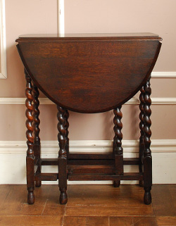 k-487-f アンティークゲートレッグテーブル