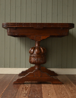 k-596-f アンティークのドローリーフテーブル