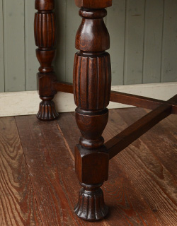 k-597-f アンティークのドローリーフテーブル