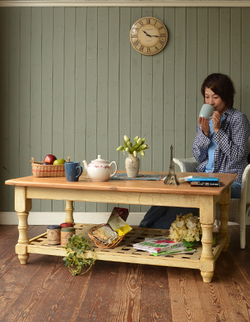 k-632-f アンティークのコーヒーテーブル