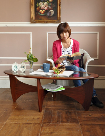 k-642-f アンティークコーヒーテーブル