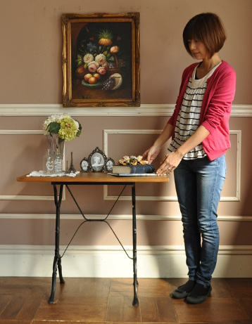 k-647-f アンティーク パブテーブル 