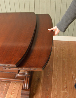 k-648-f アンティークドローリーフテーブル