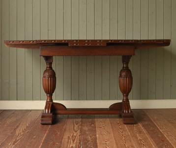 k-648-f アンティークドローリーフテーブル