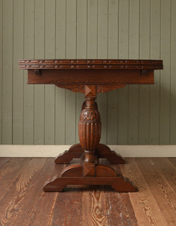 k-648-f アンティークドローリーフテーブル