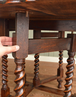 k-663-f アンティークゲートレッグテーブル