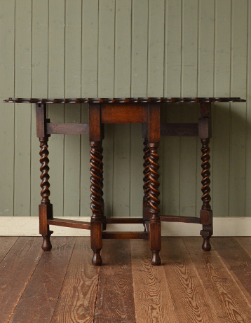 k-663-f アンティークゲートレッグテーブル