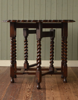 k-663-f アンティークゲートレッグテーブル