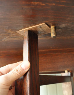 k-717-f アンティークゲートレッグテーブルの組み立て