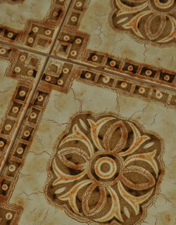 k-772-f アンティークタイルトップネストテーブルの模様