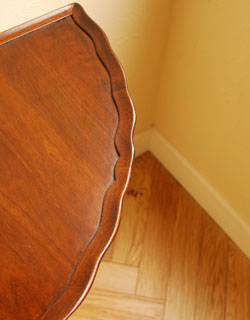 k-782-f アンティークコンソールテーブルの角