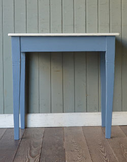 k-825k-f アンティークデスク(ブルー)の後ろ