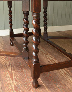 m-272-f アンティークゲートレッグテーブル