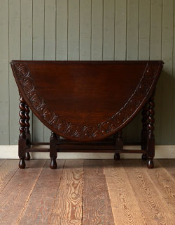 m-272-f アンティークゲートレッグテーブル