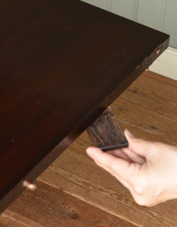 m-275-f アンティークドローリーフテーブルのバー