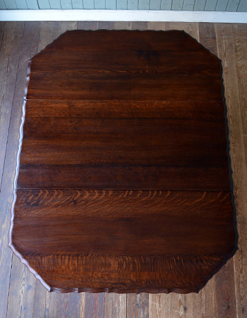 m-338-f アンティークゲートレッグテーブルの天板