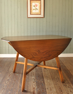 q-163-f アンティーク アーコール ドロップリーフ テーブル