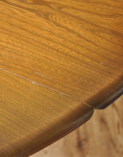 q-163-f アンティーク アーコール ドロップリーフ テーブル