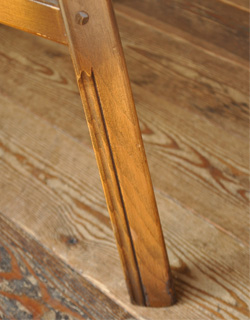 q-163-f アンティーク アーコール ドロップリーフ テーブル