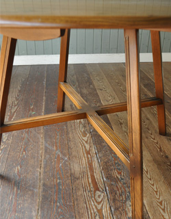 q-163-f アンティーク アーコール ドロップリーフ テーブル