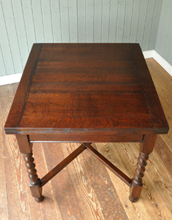 q-205-f アンティークドローリーフテーブル