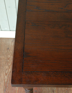 q-208-f アンティークドローリーフテーブル