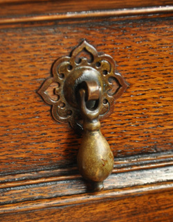 q-340-f アンティークデスクの取っ手