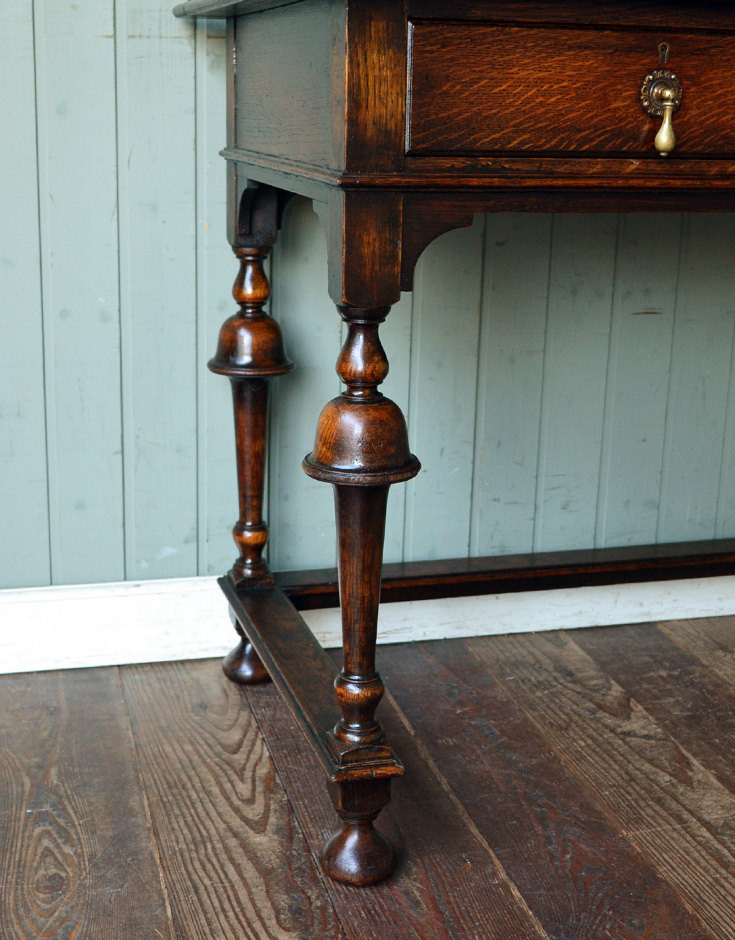 q-365-f アンティークライティングデスクの脚