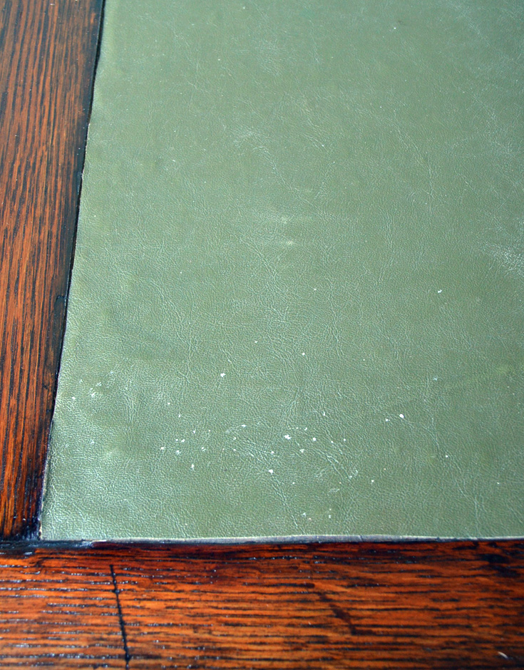 q-365-f アンティークライティングデスクの縁