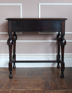 q-373-f アンティークライティングデスクの後ろ