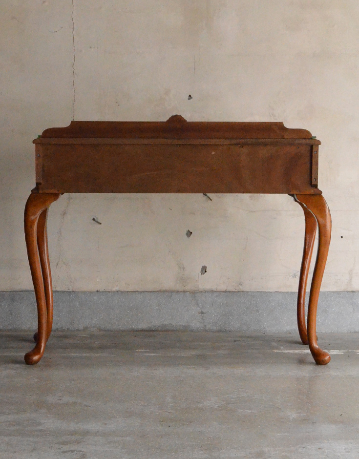 q-398-f アンティークサイドテーブルの後ろ