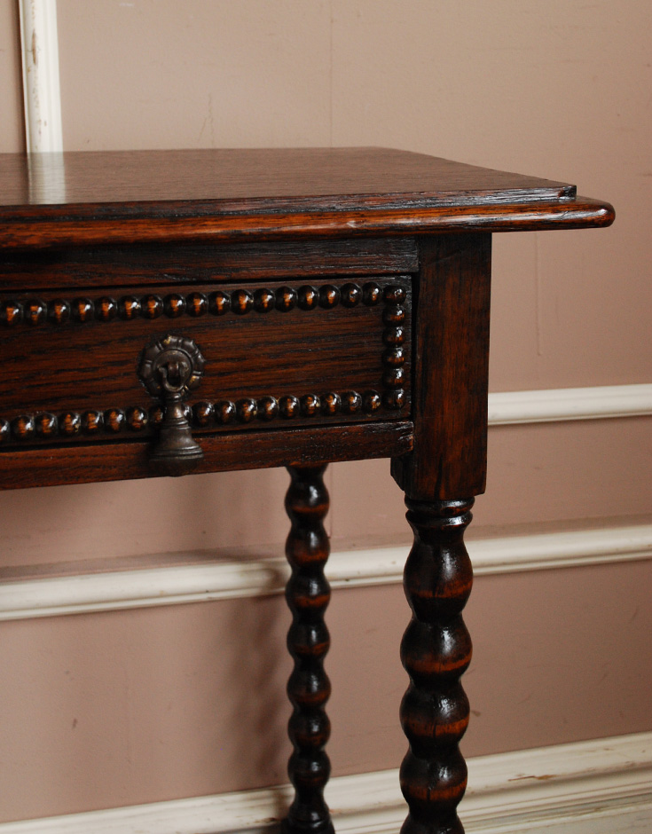 q-407-f アンティークオケージョナルテーブルの装飾