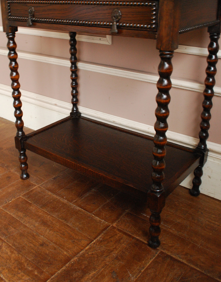 q-407-f アンティークオケージョナルテーブルの下棚