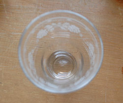 グラス・タンブラー　インテリア雑貨　コントワール・ド・ファミーユのゴブレットグラス （ピヴォワンヌ）。上から見てもキレイなので、おもてなしにも使えます。(cf-205)