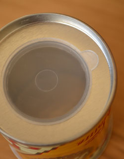 キッチン雑貨　インテリア雑貨　フレンチポップなソルト＆ペッパー缶。裏はこんな感じです。(n4-032)