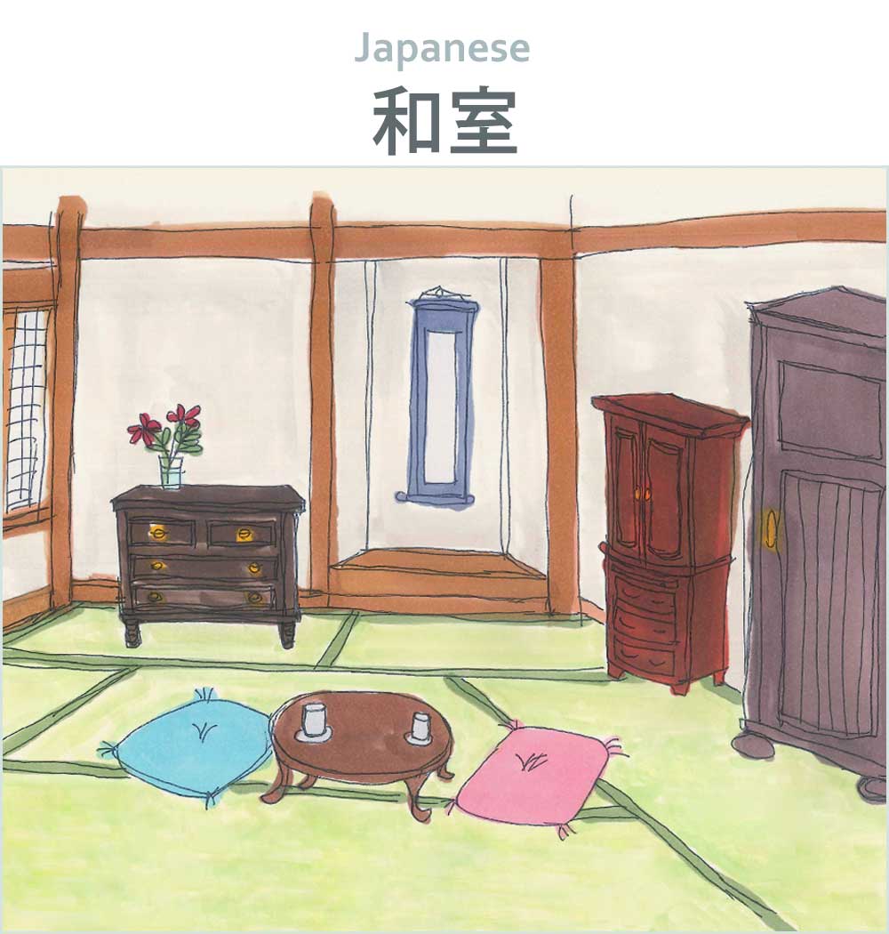 和室から家具や椅子を選ぶ
