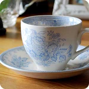 バーレイ社の陶磁器をデザインで選ぶ01.ブルーアジアティックフェザンツ
