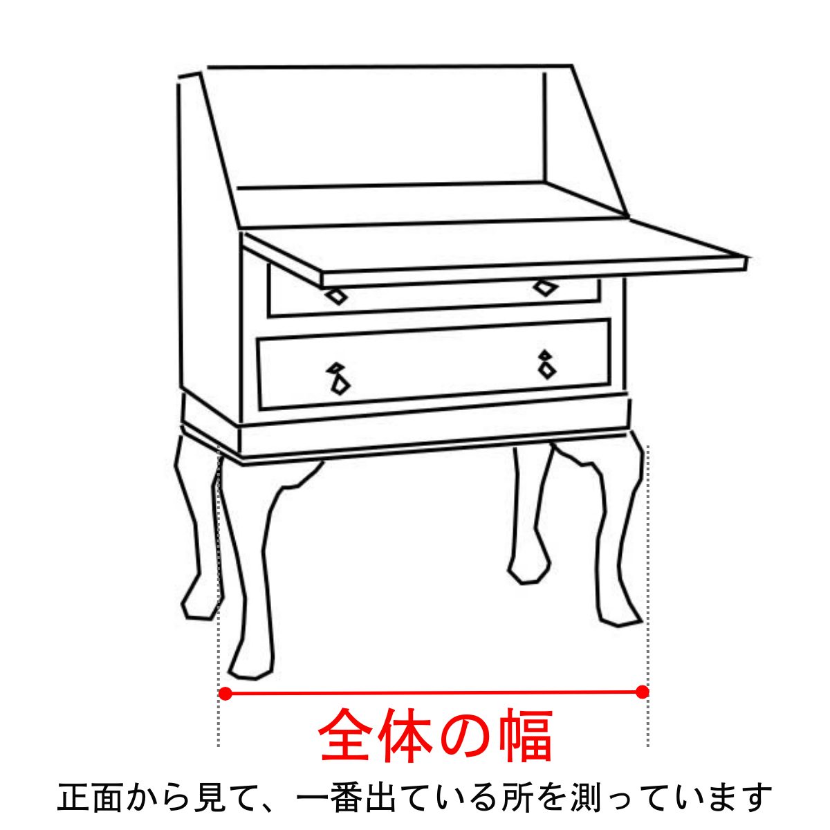 家具の全体
